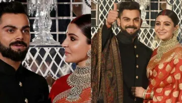 Unseen Picture Of Anushka Sharma And Virat Kohli Dancing Crazily Together At Their Delhi Reception