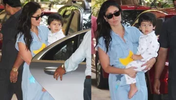Taimur Ali Khan Looks Sleepy After Pyjama Party At His Playschool, Turns Artist At The Party