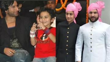 Unseen Throwback Picture Of Ibrahim Khan Grinning At Camera While Sara And Saif Ali Khan Look Away