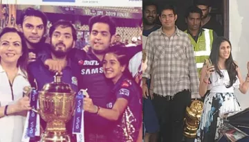 Shloka Mehta-Akash Ambani, Anant Ambani-Radhika Merchant Bring The IPL Trophy Home After MI's Win