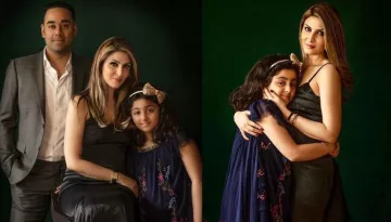 Riddhima Kapoor Sahni And Bharat Sahni's Family Portrait Picture With Their Angel, Samara Sahni