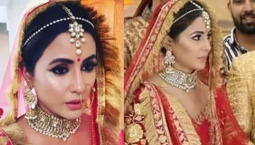 Hina Khan Turns The Bride Of Our Dreams As She Shoots For Arijit Singh's Music Video