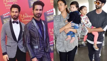 First Picture Of Mira Rajput Kapoor With Her Hubby, Shahid Kapoor's Wax Statue At Madame Tussauds