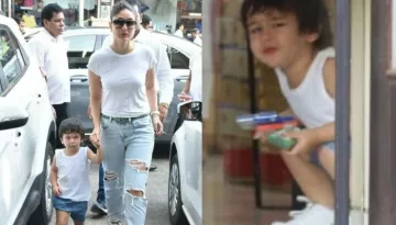 Taimur Ali Khan Plays Peek-A-Boo Through Window With His Paparazzi Friends  [VIDEO INSIDE]