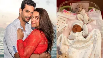 Neha Dhupia Shares First Family Pic With Mehr Dhupia Bedi And Angad Bedi As She Turns 6-Month-Old