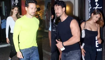 Tiger Shroff And Disha Patani Twin In Black On A Dinner Date At Their Routine Restaurant In Bandra