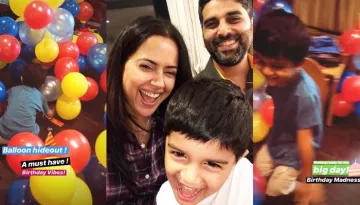 Sameera Reddy Shares A Throwback Picture Of Her Son, Hans Varde On His 4th Birthday