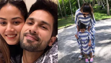 Mira Rajput Kapoor And Shahid Kapoor Go On Family Cycling Day Out With Misha And Zain, Pics Inside