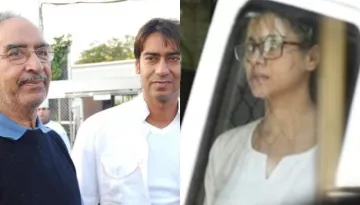 Kajol Breaks Down Into Tears, Hugging Aishwarya Rai At Her Late Father-In-Law, Veeru Devgn's Funeral