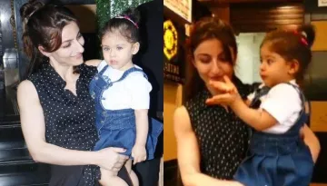 Inaaya Naumi Kemmu Showers Everyone With Flying Kisses, Mom Soha Ali Khan Gets Possessive