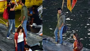 Alia Bhatt And Ranbir Kapoor On The Ganges 'Ghats' In Varanasi During Brahmastra Shoot, Pics Inside