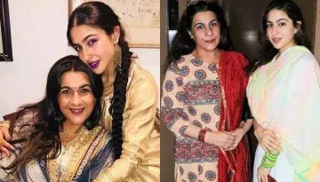 Sara Ali Khan Posts A Heart-Melting 'Eid Mubarak' Wish With Mommy, Amrita Singh, Look Mesmerising
