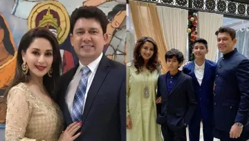 Madhuri Dixit Flies Off For A Family Vacation With Her Hubby Sriram And Kids Arin Nene-Raayan Nene