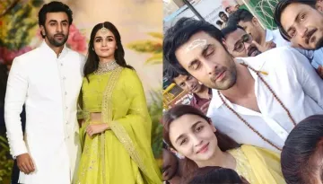 Alia Bhatt And Ranbir Kapoor Visit Kashi Vishwanath Temple In Varanasi Amid 'Brahmastra' Shooting