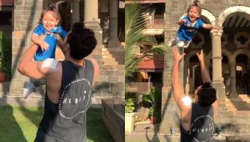 Kunal Kemmu Sprungs Inaaya Naumi Kemmu  In The Air And She Can't Stop Laughing, Soha Shares Video