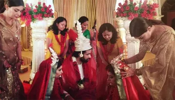 Sushmita Sen's 'Ulu Dhwani' While Brother Rajeev Sen Put Sindoor On Charu Sen's 'Maang' Is Priceless