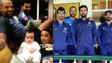 Shikhar Dhawan And Rohit Sharma Enjoy Local Train Ride Together With Their Wives And Kids
