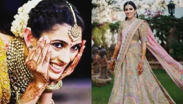 Latest Picture Of Shloka Mehta Carrying Her Lehenga's Dupatta In A Unique Way, Dazzles Like Sunshine