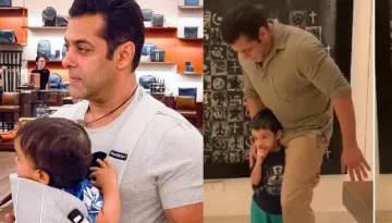 Salman Khan Makes Our Day With This Cute Video Of His Nephew, Ahil Picking Him Up