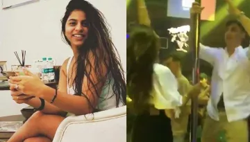Suhana Khan Is A Treat To Watch As She Holds On To A Pole While Partying With Her Friend At A UK Pub