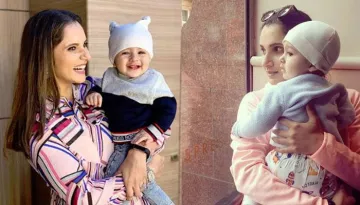 Sania Mirza Feeds Baby Izhaan Mirza Malik In Between The Shots While Watching Match, Picture Inside