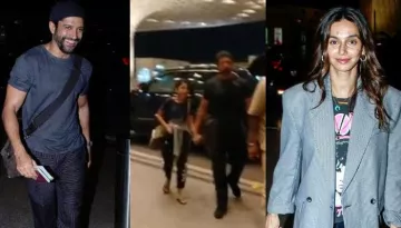Shibani Dandekar Bonds With Farhan Akhtar's Daughter As They Leave For Vacation Together (Pics)