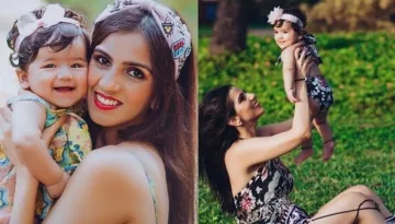 Nishka Lulla Shares A Fun Workout Session Picture With Her 6-Month-Old Daughter, Miraya