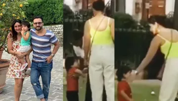 Taimur Ali Khan Spends Quality Time With Mom, Kareena Kapoor Khan In A Park In London [VIDEO]