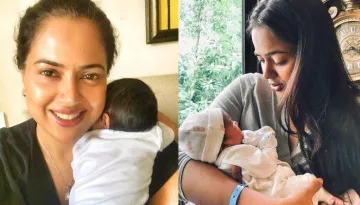 Sameera Reddy Shares A Glimpse Of Her Baby Girl As She Turns 2 Weeks Old And She Is Adorable