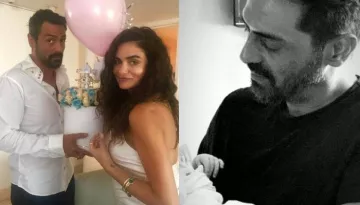 Arjun Rampal And Gabriella's Newborn Son Looks Cute In His Grey Jumpsuit, Mom Shares The Glimpse