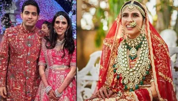 Unseen Picture Of Shloka Mehta From Wedding Reception Proves Why Red Will Always Be Bride's Colour