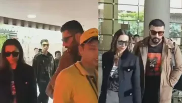 Arjun Kapoor Turns Protective Boyfriend To Malaika Arora When She Was Mobbed By Fans [VIDEO]