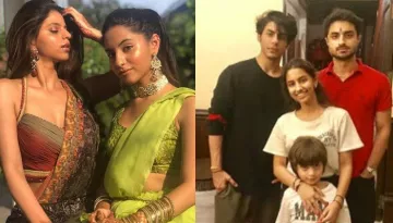 SRK's Kids, Aryan And AbRam Celebrated Rakhi Without Suhana, Had Fun With Cousin, Alia (Pics)