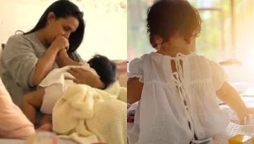 Neha Dhupia Posts A Beautiful Picture Of Daughter, Mehr Dhupia Bedi, Wishing Her On 9-Month Birthday