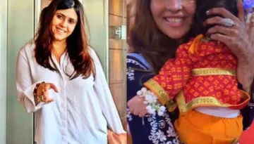 Ekta Kapoor Shares A Video Of Her Son, Ravie And Nephew, Laksshya As Krishna On Janmashtami