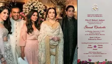 Mukesh-Nita Ambani Send Invites For Akash-Shloka And Isha-Anand's First Ganesh Chaturthi Celebration