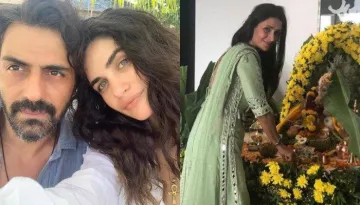 Arjun Rampal Celebrated Ganesh Chaturthi At Ex-Wife, Mehr Jesia's House With GF, Gabriella And Son?