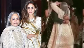 Jaya Bachchan Hugs Navya Naveli Nanda's Rumoured Boyfriend, Meezaan At Abu Jani Sandeep Khosla Show
