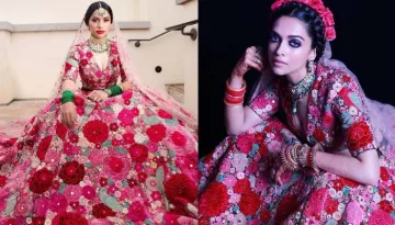 NRI Bride Wore Deepika Padukone's 'Dil Guldasta' Reception Lehenga At Her Wedding, Looked Heavenly