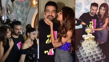 Shilpa Shetty Showers Raj Kundra With Kisses On His Birthday Bash, Celebrates His Day In Style