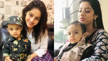 Deepika Singh's Son, Soham Pays A Visit On The Sets Of Her Show, 'Kawach'