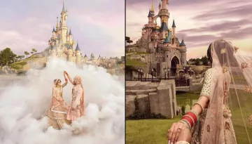 This Indian Couple's 'Desi Style Shaadi' At Disneyland Paris Is What A Fairytale Wedding Looks Like