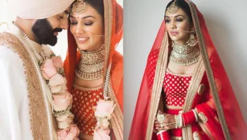 This NRI Bride Wore A Sabyasachi Lehenga With No Embroidery On It, Proved Minimal Is The New Trend
