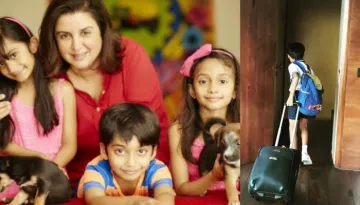 Farah Khan Kunder Gets Emotional As Her Son, Czar Kunder Leaves For His First Out Of Town Camp