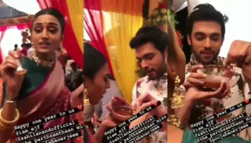 Erica Jennifer Fernandes Forcefully Baby Feeds Rumoured BF, Parth Samthaan With Her Own Hands