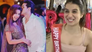 Priyank Sharma Gives Birthday Kiss To Bae Benafsha Soonawalla, She Shares Inside Pictures From Party