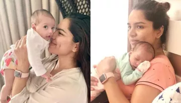 Shikha Singh Expresses Her Excitement When Her Baby, Alayna Sits On Her Own, Shares A Cute Picture