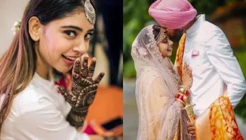 Niti Taylor Opts For A Classy Indo-Western Ensemble For Her Mehendi, Looks Super Cute In Unseen Pics