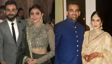 When Anushka Sharma-Virat Kohli Posed With Zaheer Khan-Sagarika Ghatge At Latter's Wedding Reception