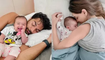 Smriti Khanna And Gautam Gupta's Change In Sleeping Positions After Baby Anayka's Birth Is Hilarious